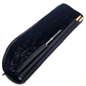 Premium Cues Full Zip Two Piece Cue Case - Open view