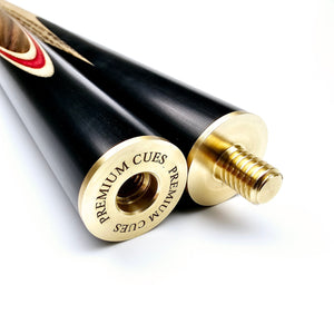 Premium Cues Granite Handmade 3/4 Jointed Snooker Cue joint view