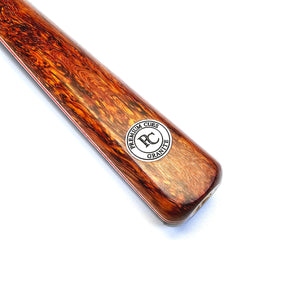 Premium Cues Granite, handmade one piece 8 ball pool cue badge view
