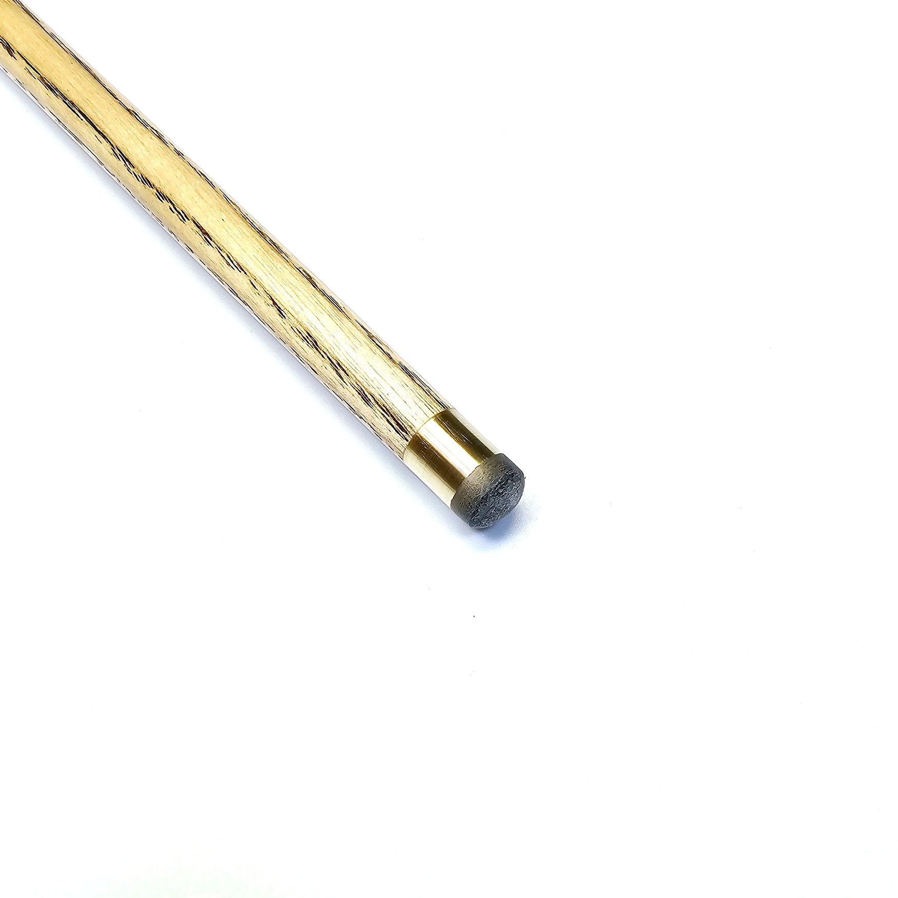 Premium Cues Granite, handmade one piece 8 ball pool cue tip view