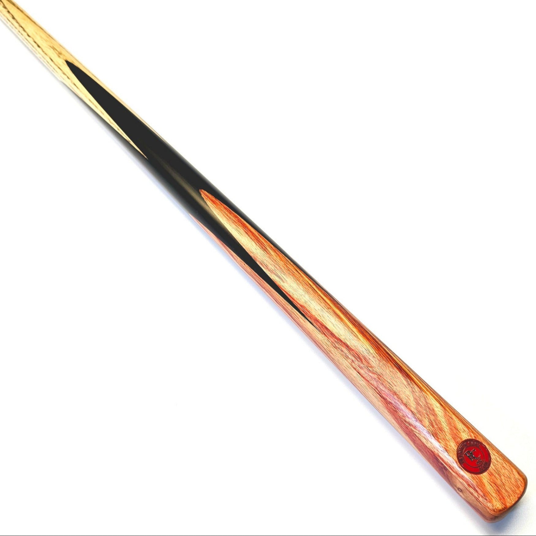 Premium Cues ICON No.002 - One Piece Snooker Cue - On angle view