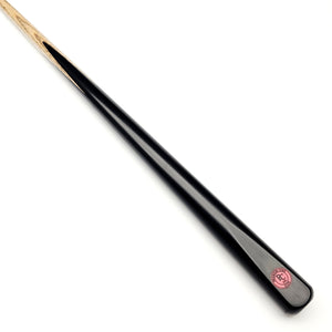 Premium Cues ICON No.034 - One Piece Snooker Cue - On angle view