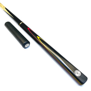 Premium Cues Ignite Handmade Three Quarter Jointed 8 Ball Pool Cue On Angle