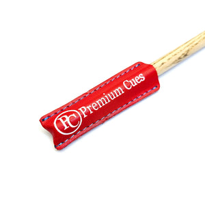 Premium Cues Leather Cue Tip Protector - Red