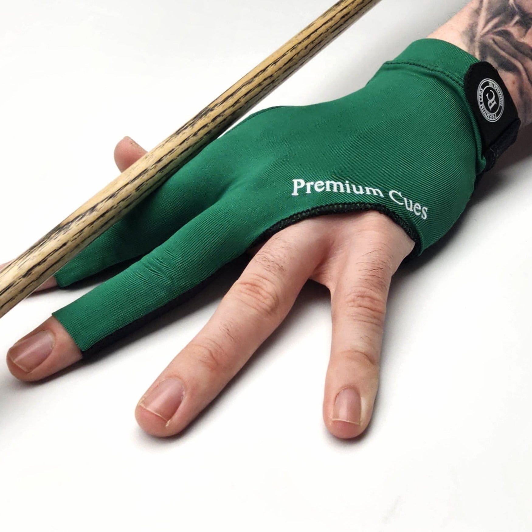 Premium Cues Right Hand Cueing Glove - Green