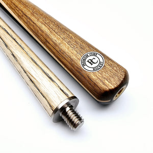 Premium Cues Rocket Handmade Titanium Two Piece Snooker Cue badge and joint view