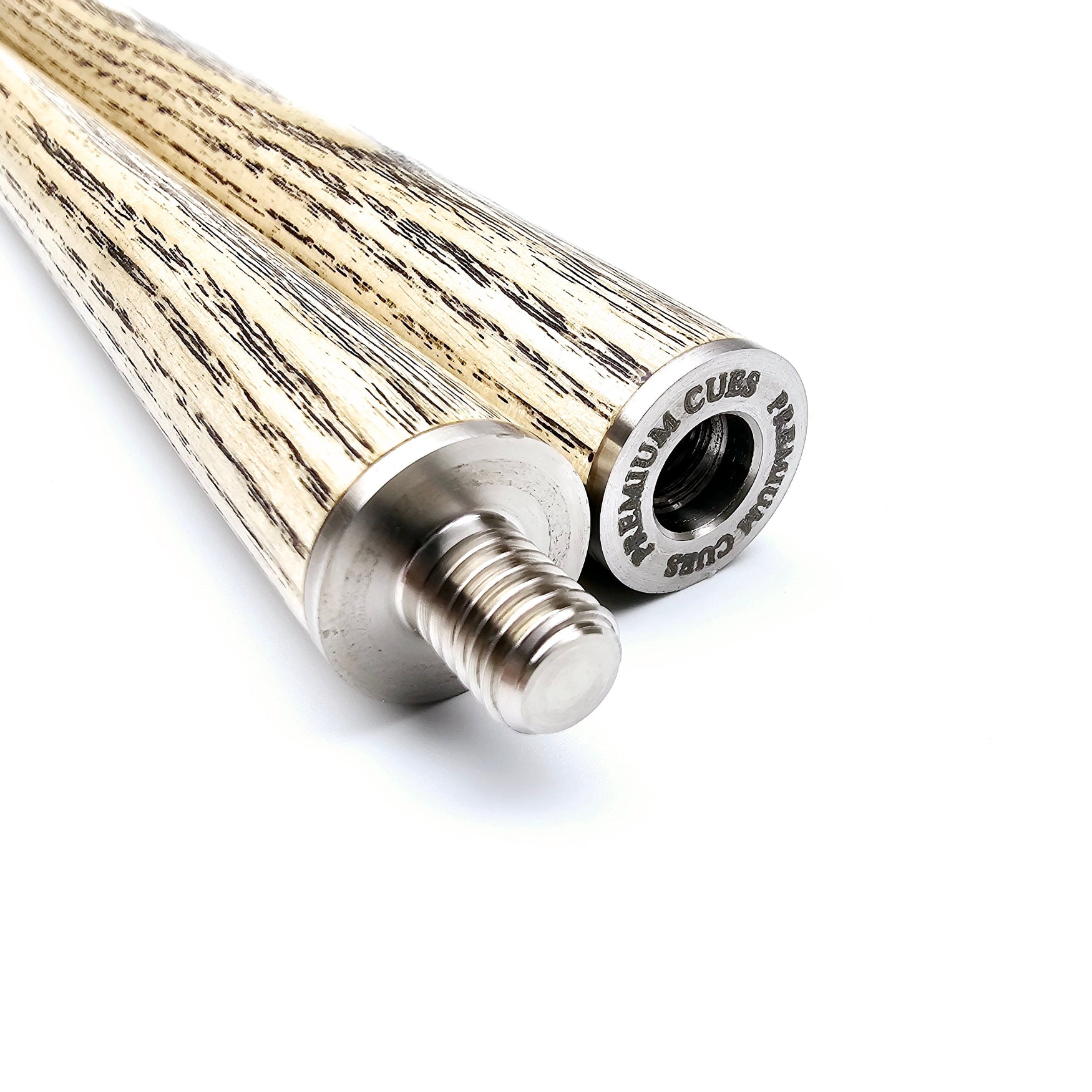 Premium Cues Rocket Handmade Titanium Two Piece Snooker Cue joint view