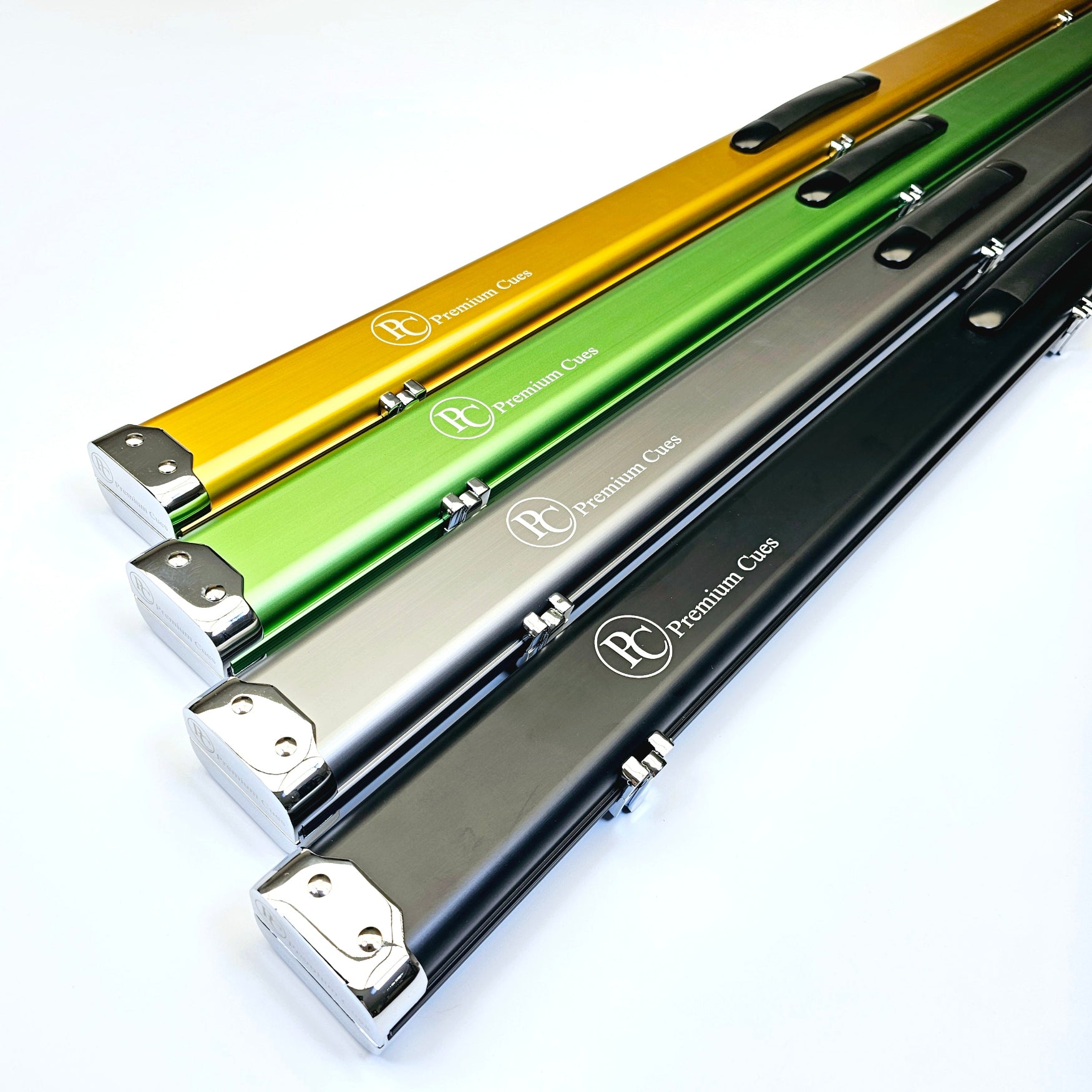 Premium Cues SUPERSLIM Aluminium 3/4 Cue Case in various colours