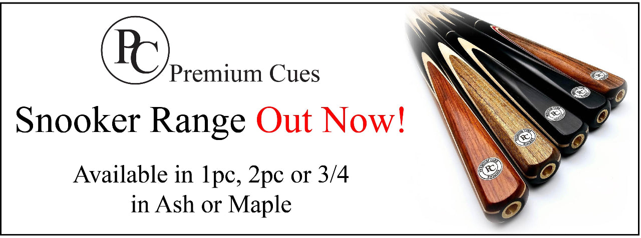 Premium Cues Snooker Range Out Now banner