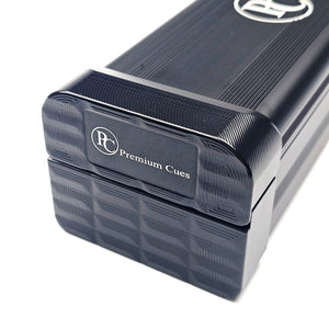 Premium Cues Stellar Professional One Piece Cue Case - End cap close up view
