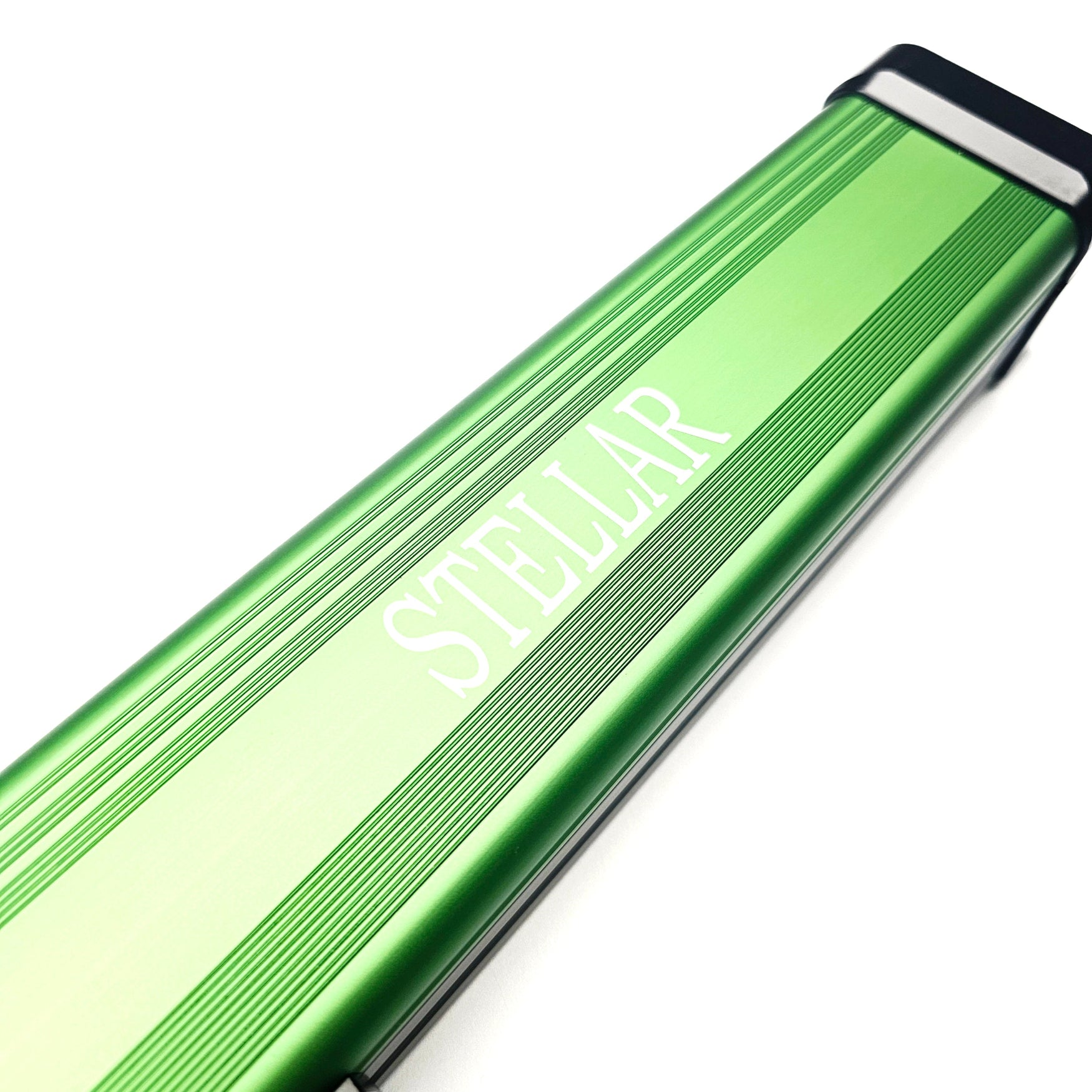 Premium Cues Stellar Two Tone One Piece Cue Case in Green badge view