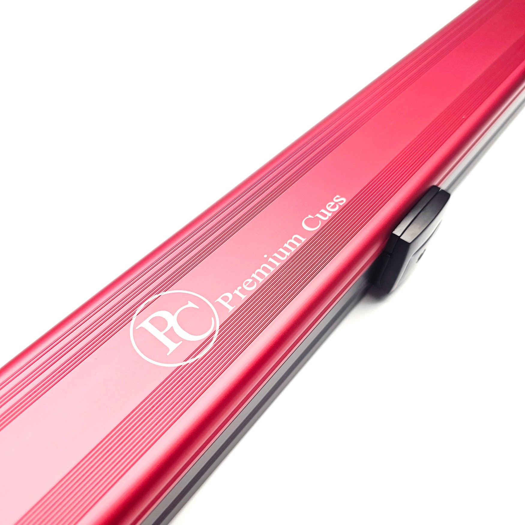 Premium Cues Stellar Two Tone One Piece Cue Case in Red Premium Cues logo view
