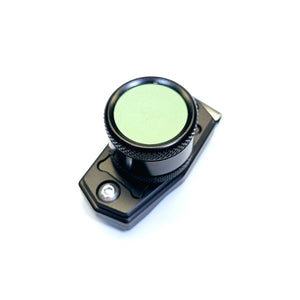Premium Cues Taom Magnetic Chalk Holder - On holder view
