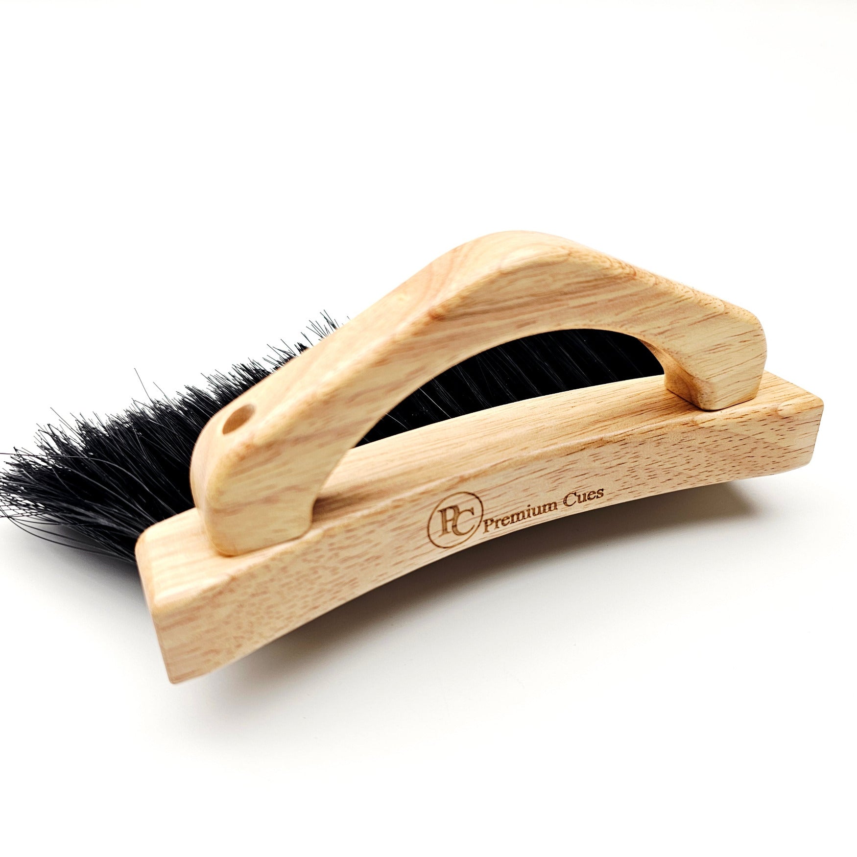 Premium Cues Under Cushion Billiard Table Brush - Handle view