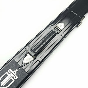 Premium Cues x Vibrant Multifunctional Black One Piece Cue Case - Handle close up view