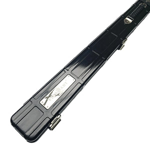 Premium Cues x Vibrant Multifunctional Black One Piece Cue Case - Outside close up view