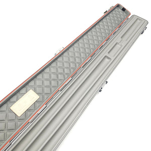 Premium Cues x Vibrant Multifunctional Grey One Piece Cue Case - Inside close up view