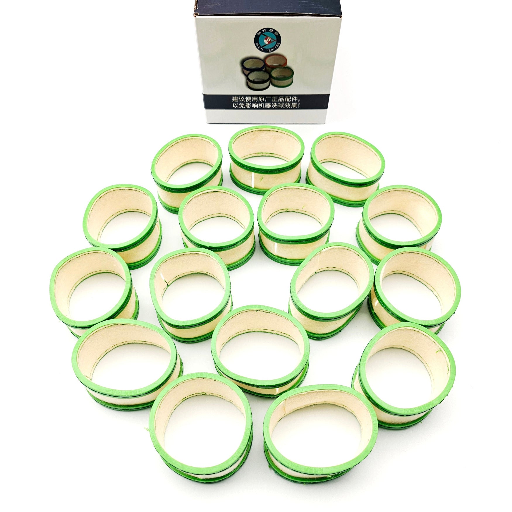 Regal 4th Gen American Pool Ball Cleaner Replacement Rings (Pack of 16)