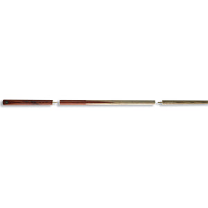 Cannon Cougar Three Section Snooker Cue disassembled into three parts, showcasing its portable and easy-to-store design for snooker players.