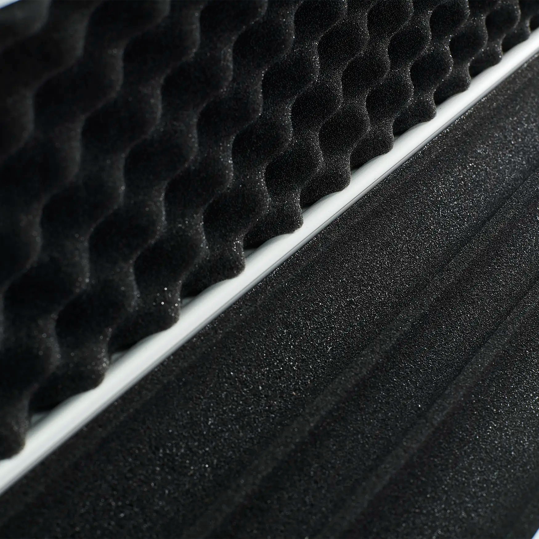 Peradon Black & Sky Blue Stripe Halo Plus One Piece Cue Case