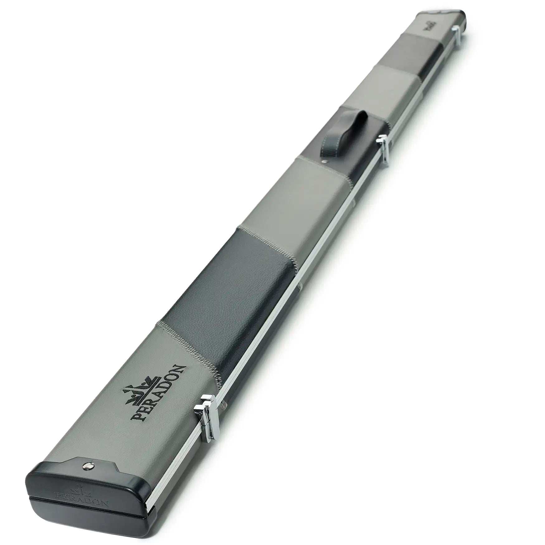 Peradon Grey & Black Stripe Halo Plus One Piece Cue Case