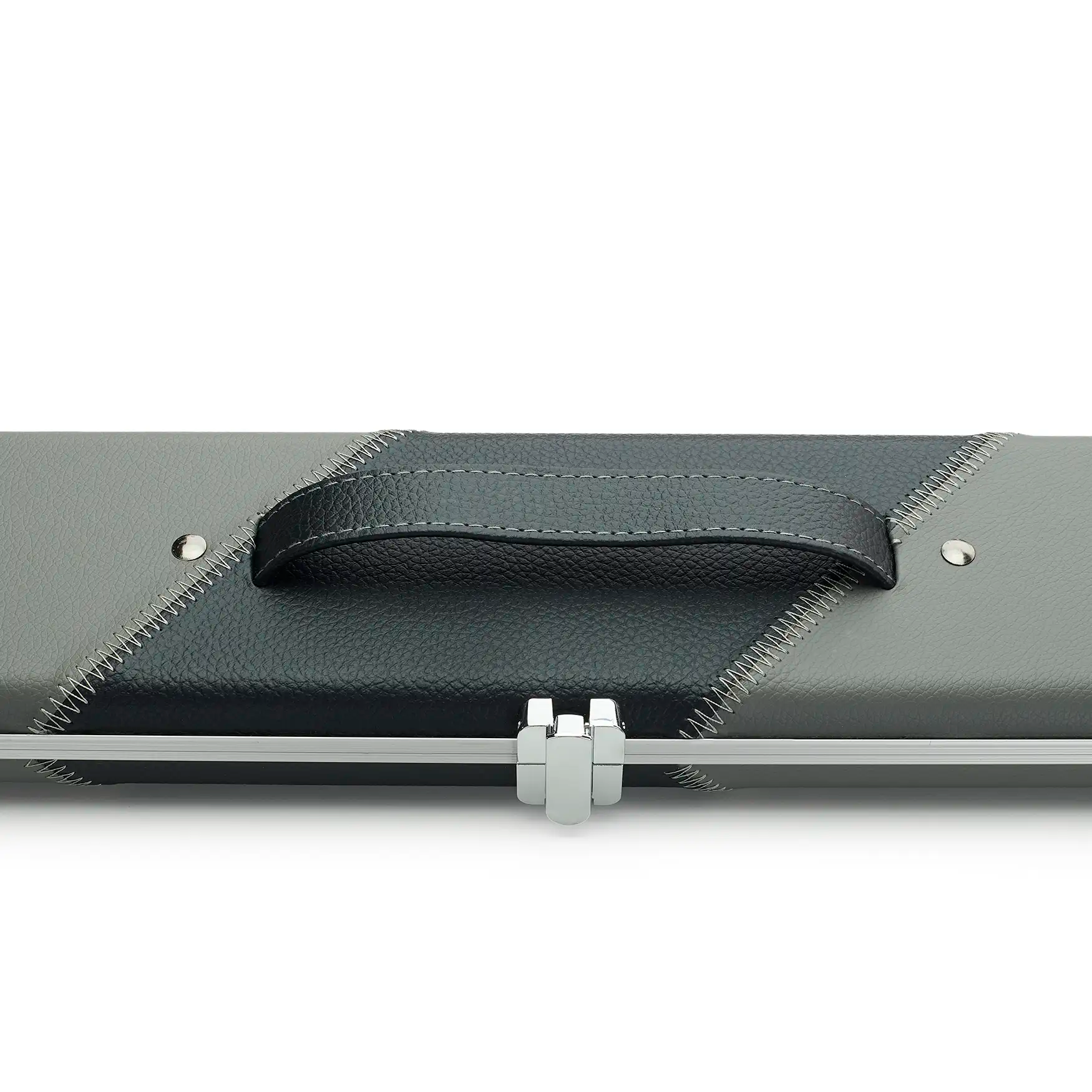 Peradon Grey & Black Stripe Halo Plus One Piece Cue Case