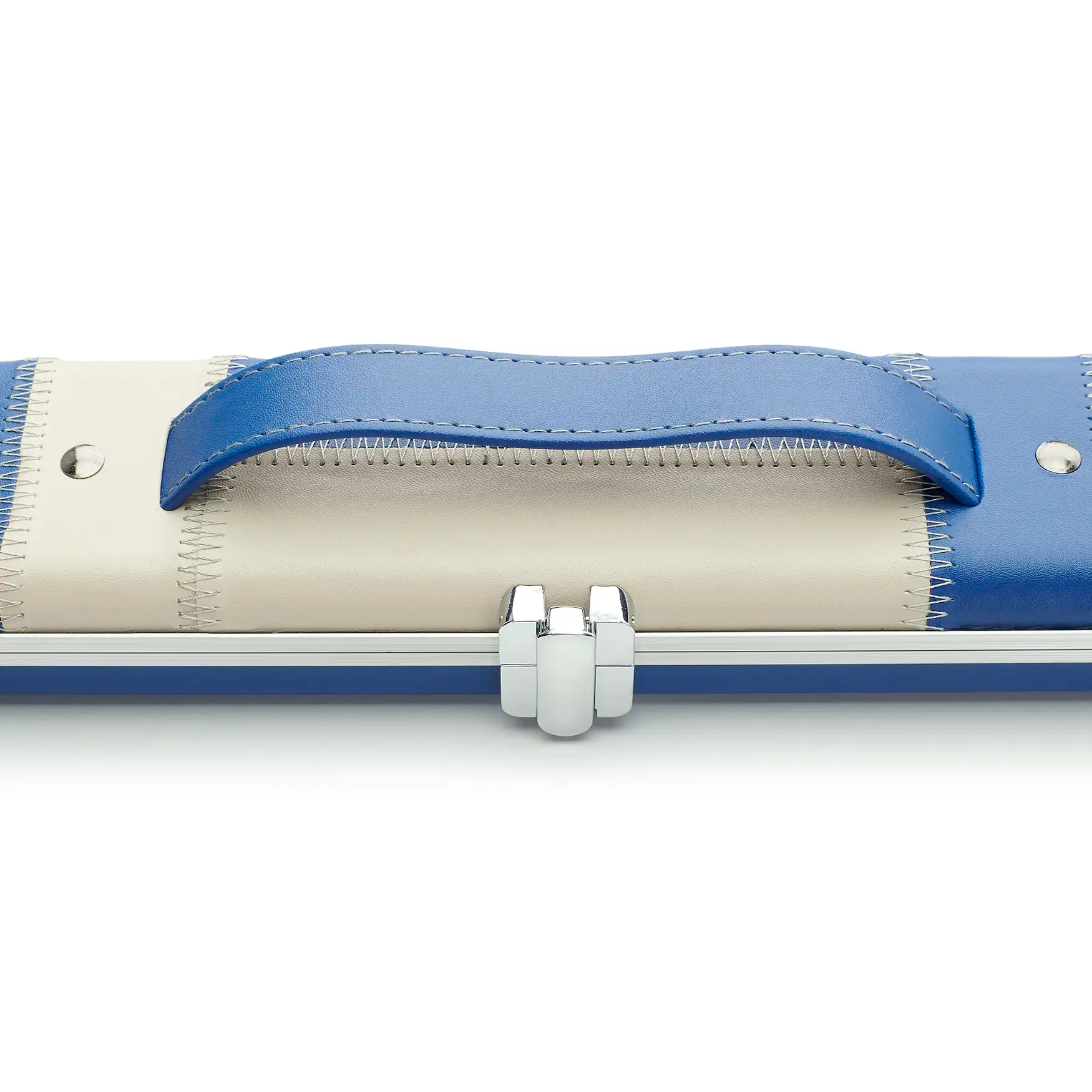 Peradon Blue & Cream Patch Halo 3/4 Cue Case