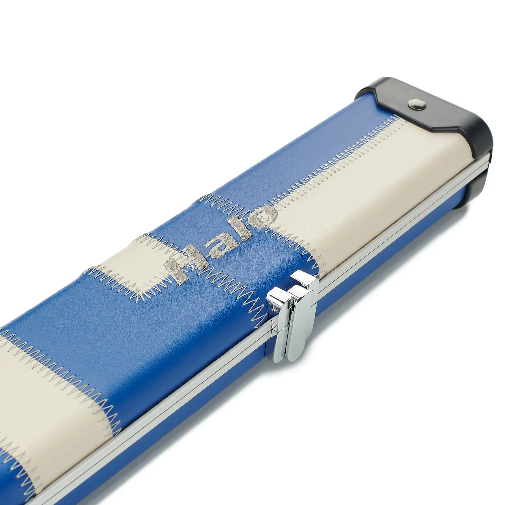 Peradon Blue & Cream Patch Halo 3/4 Cue Case