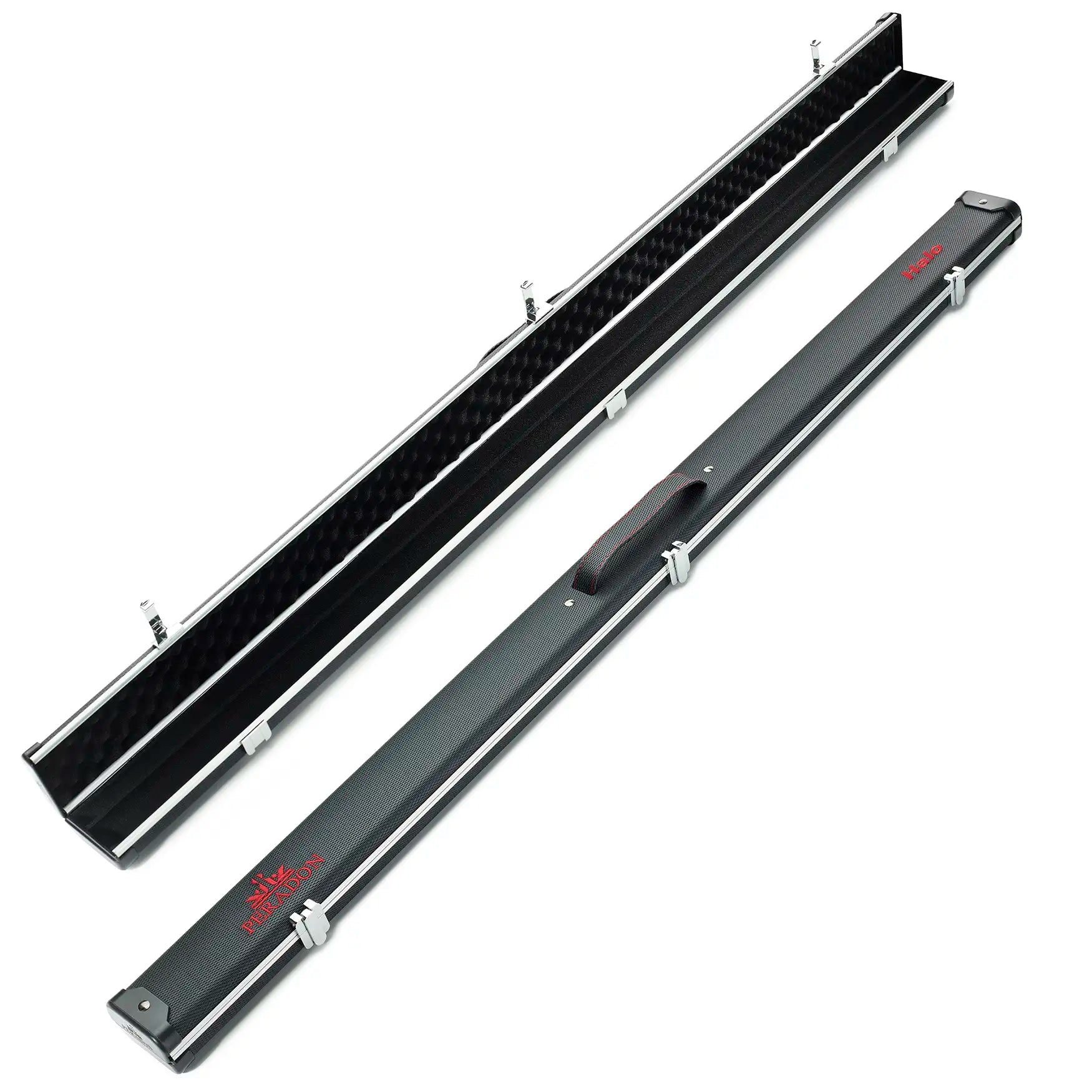 Peradon Carbon & Red Logo Halo 3/4 Cue Case
