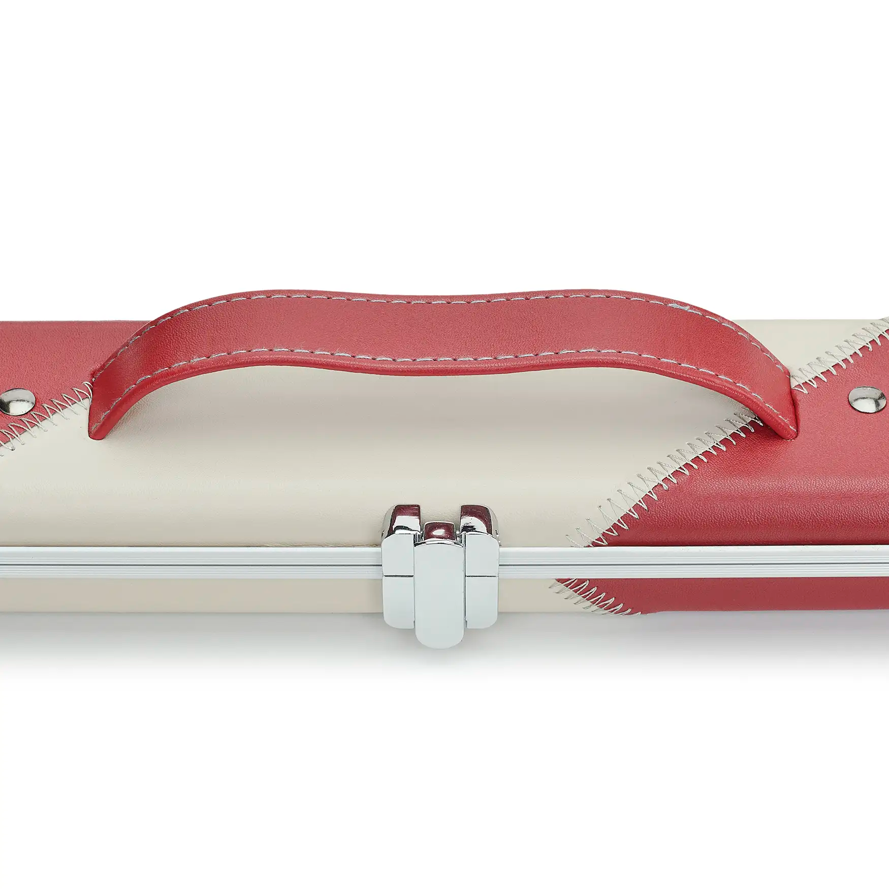 Peradon Red & Cream Stripe Halo 3/4 Cue Case