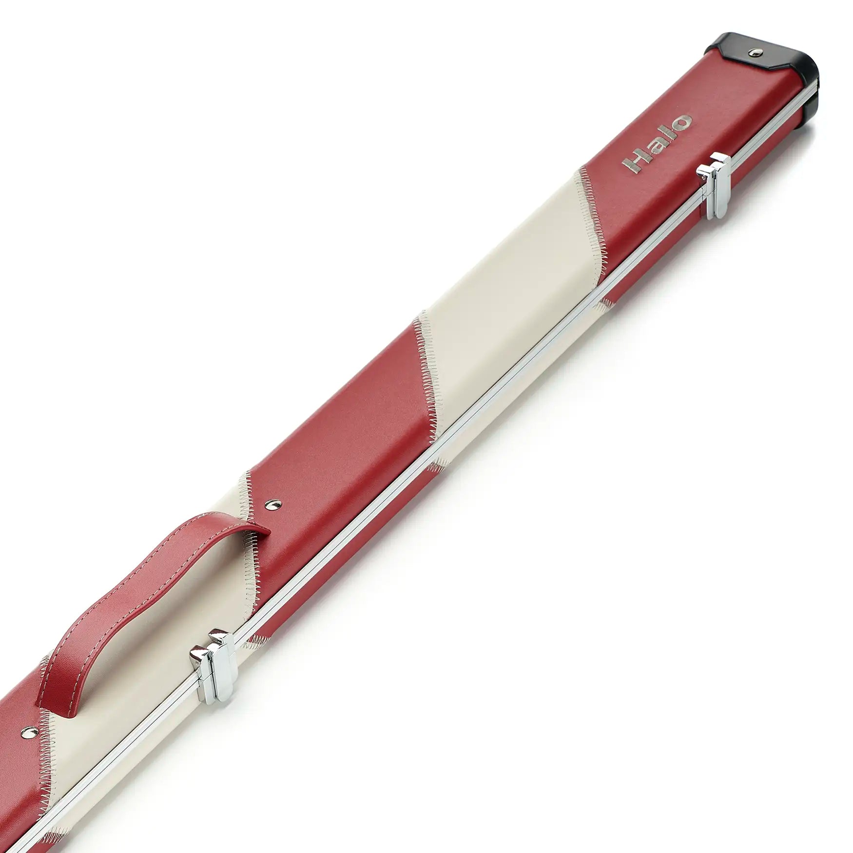Peradon Red & Cream Stripe Halo 3/4 Cue Case
