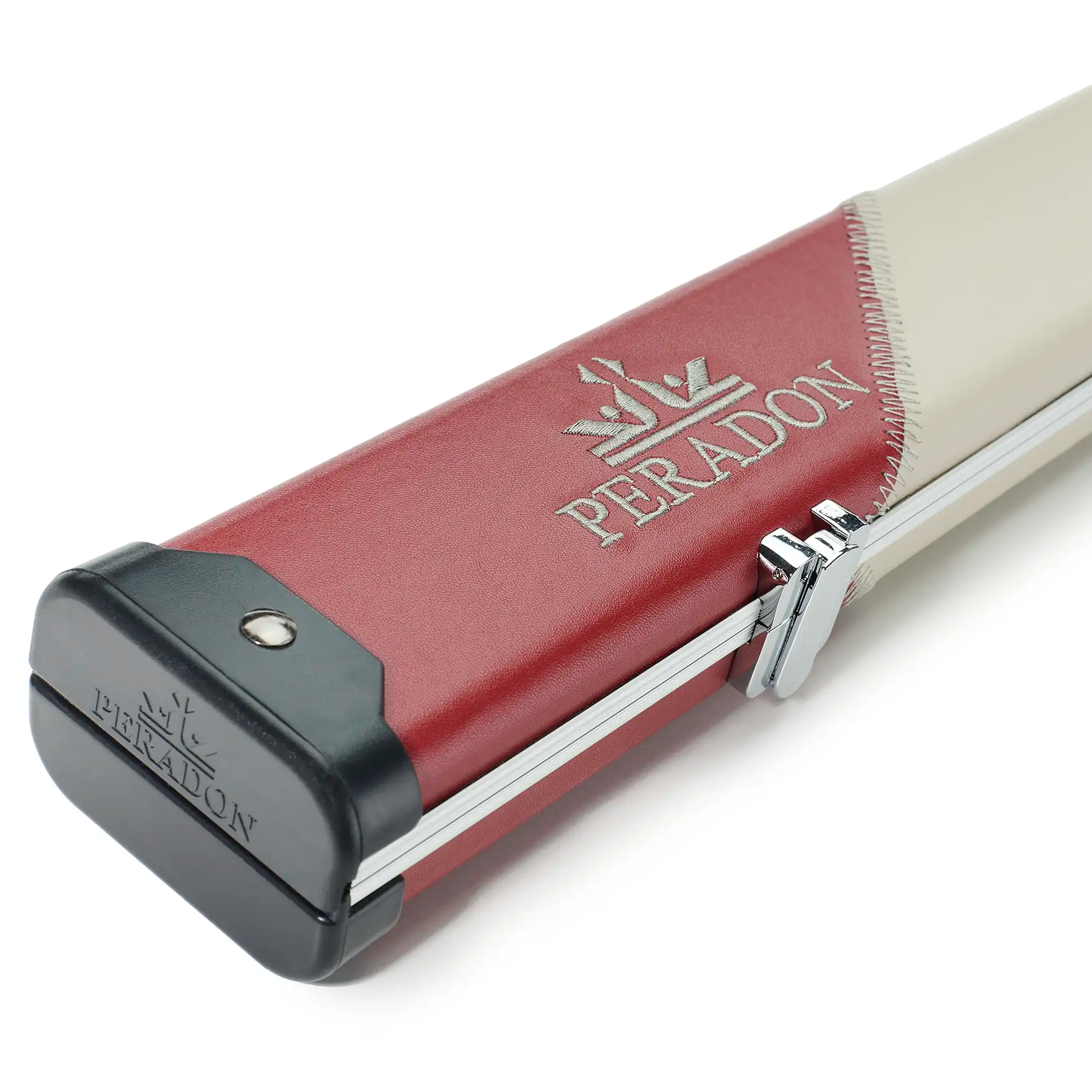 Peradon Red & Cream Stripe Halo 3/4 Cue Case