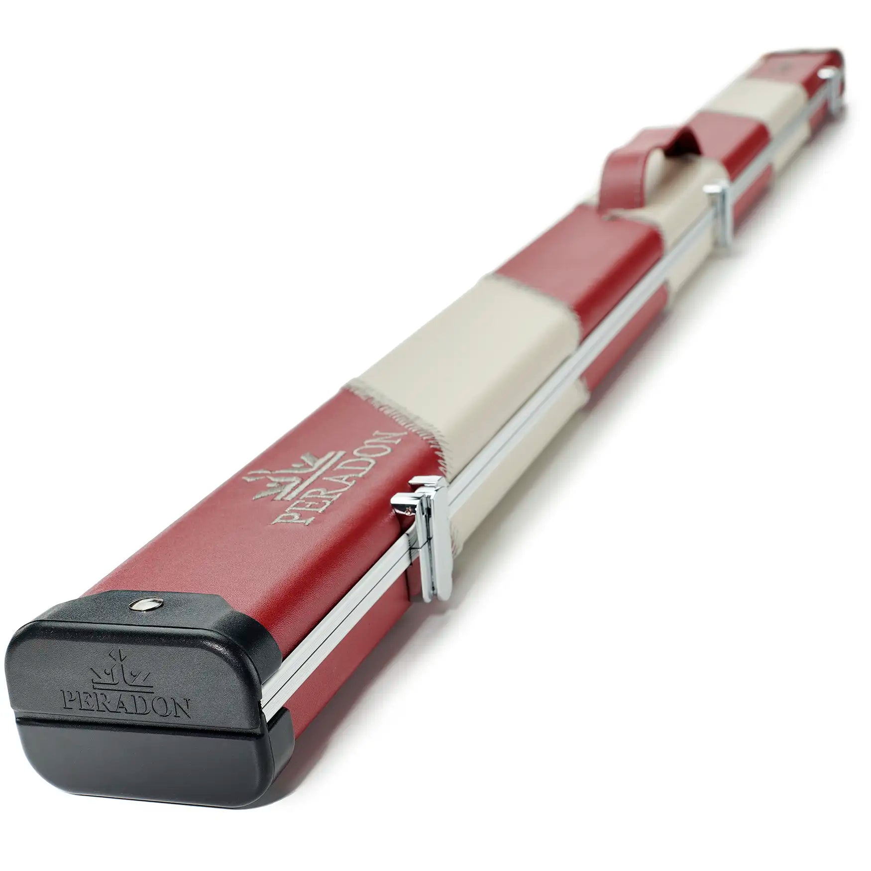 Peradon Red & Cream Stripe Halo 3/4 Cue Case