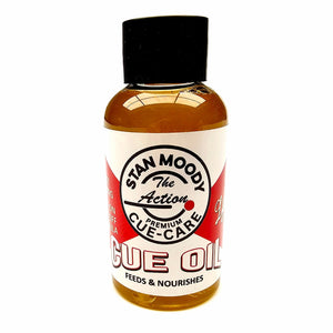 Stan 'The Action' Moody Premium Cue Oil - Bottle view