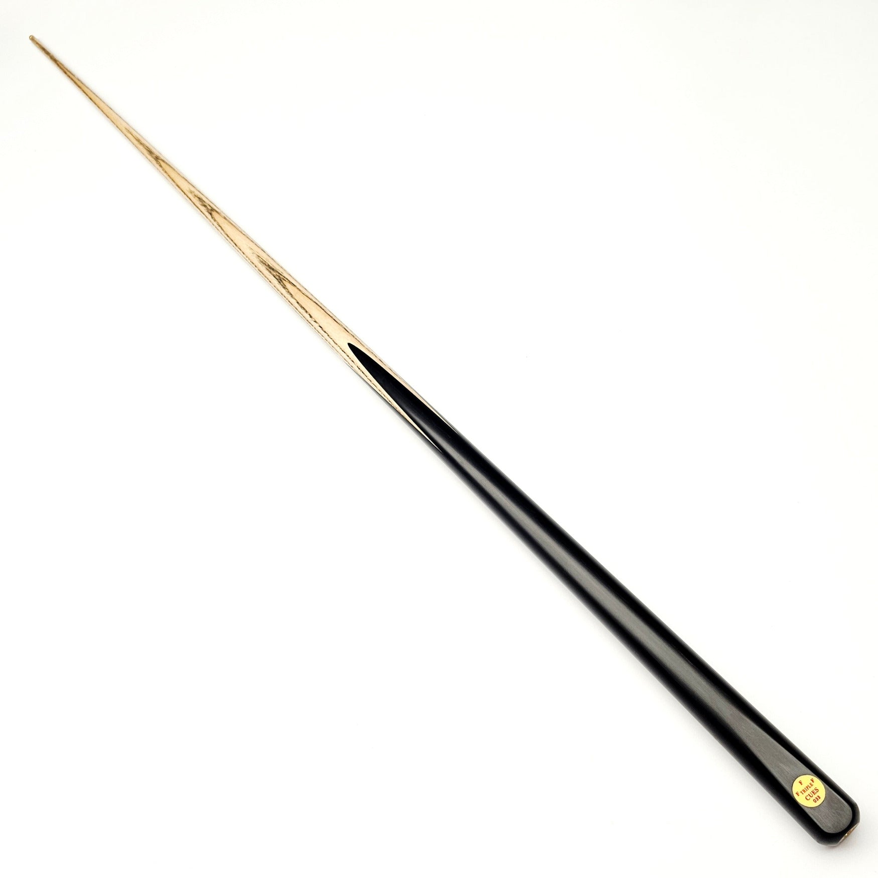 Stephen Maguire Triple F Cues No.033 - One Piece Snooker Cue - Full length view
