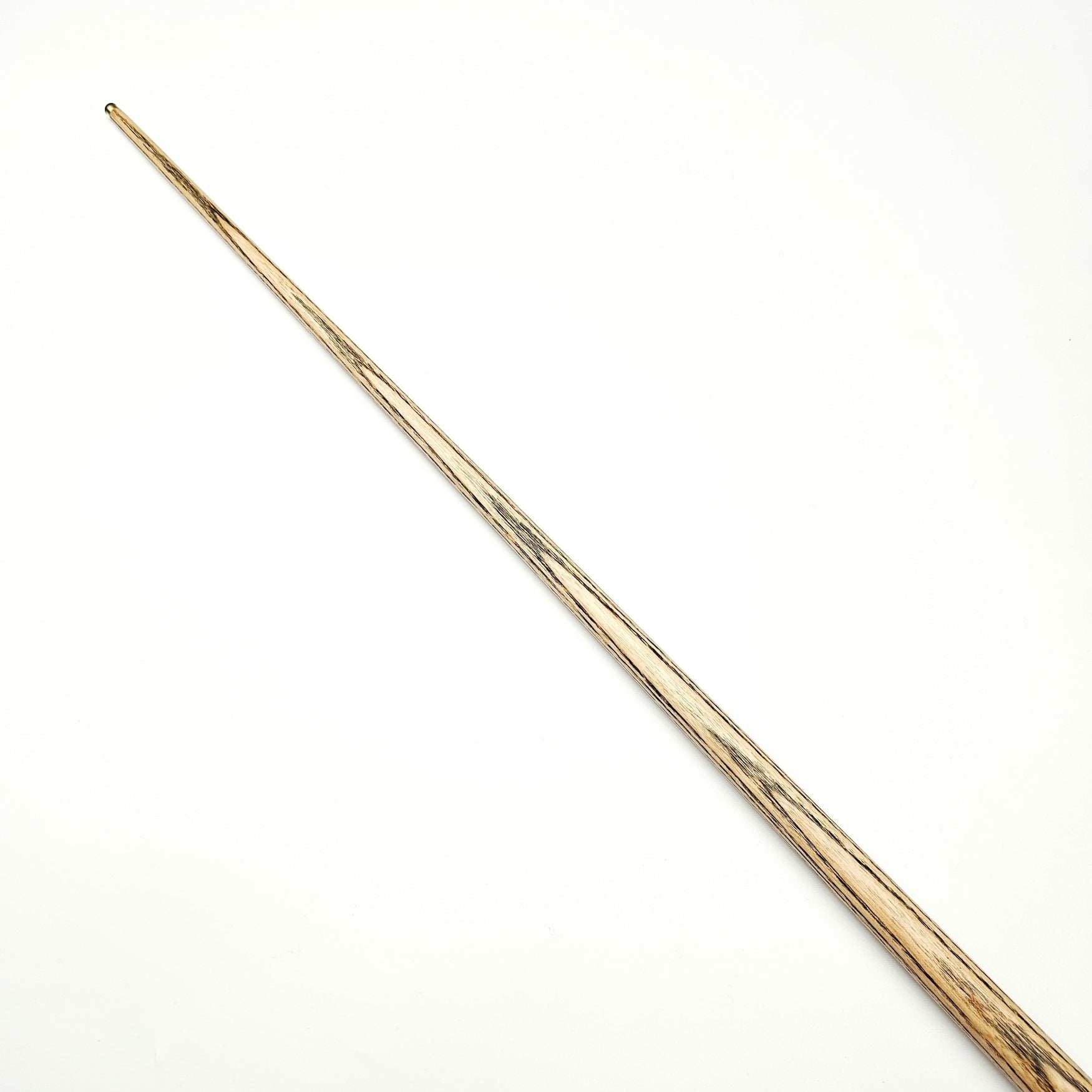 Stephen Maguire Triple F Cues No.038 One Piece Snooker Cue  cue on angle arrow view