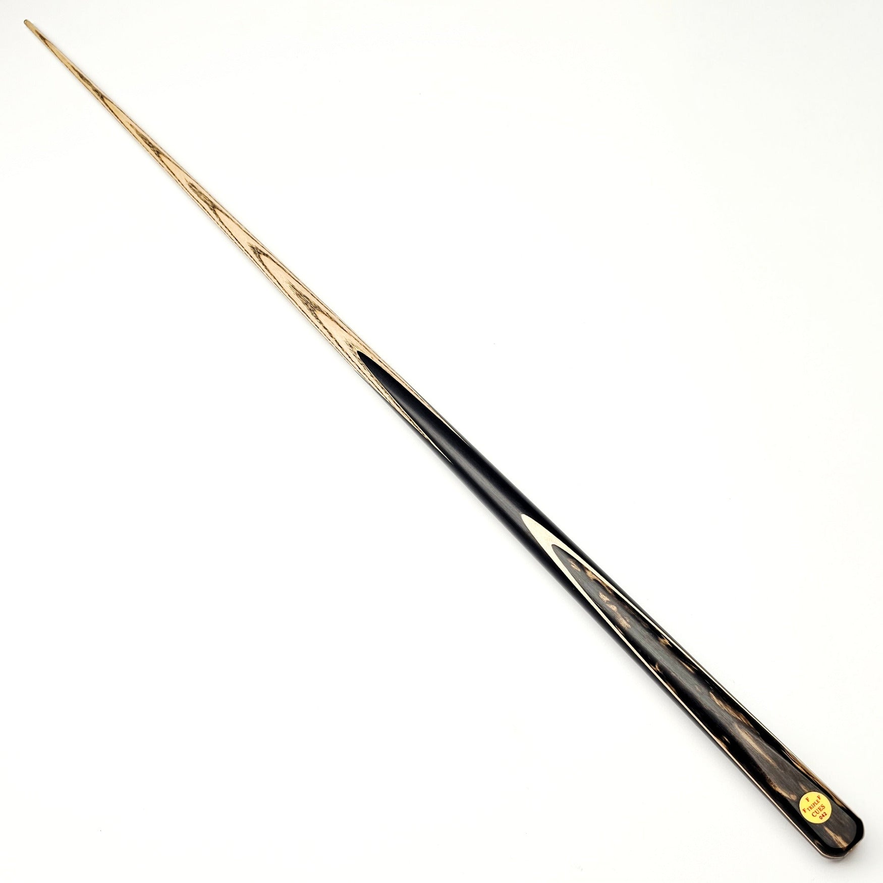 Stephen Maguire Triple F Cues No.042 - One Piece Snooker Cue - Full length view