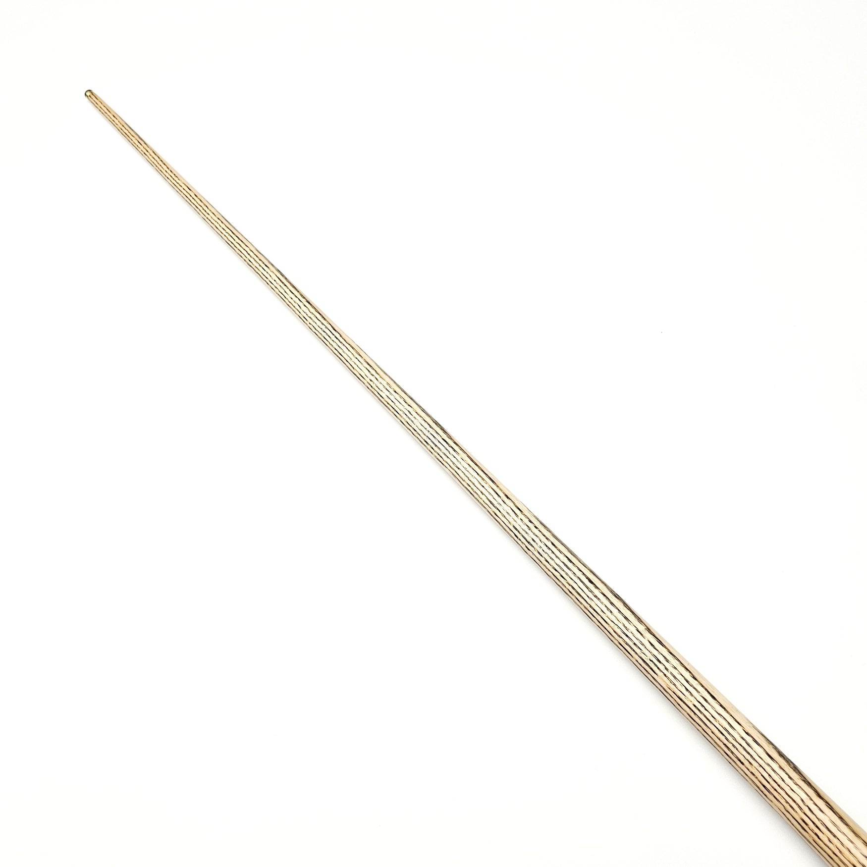 Stephen Maguire Triple F Cues No.042 One Piece Snooker Cue side grain view