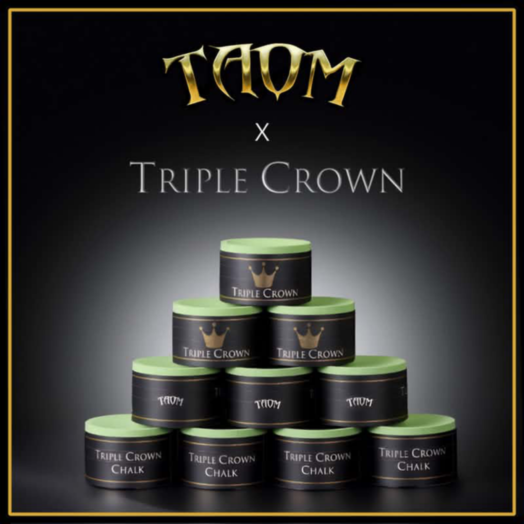 Taom X Triple Crown Chalk - V10 Green - Stacked view