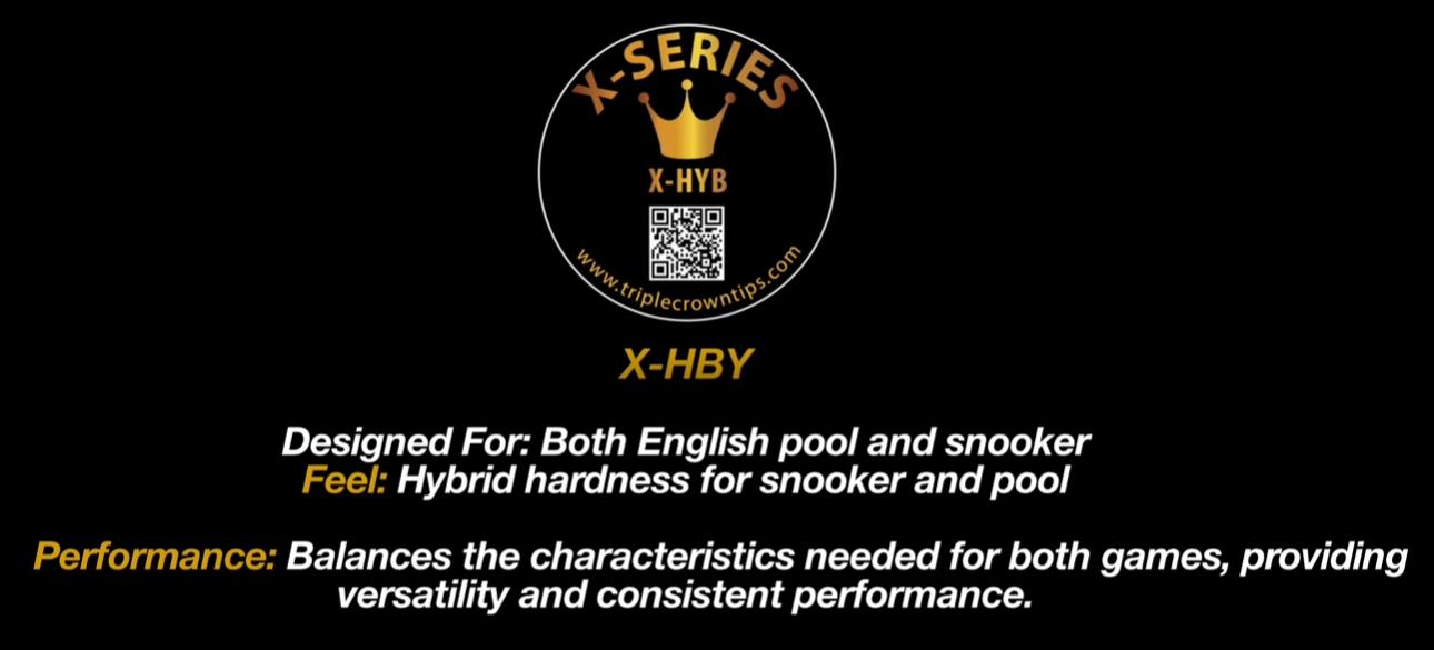Triple Crown X-Series Pressed Tips x 2 - X-HYB Info