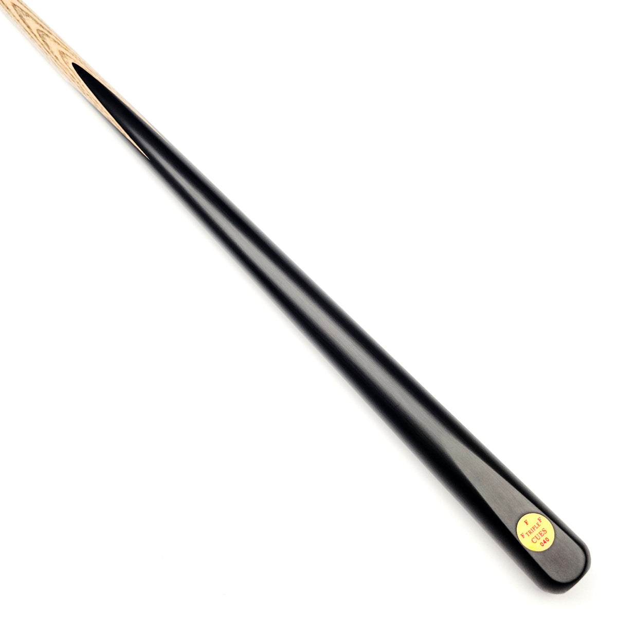 Triple F Cues No.040 - One Piece Snooker Cue on angle