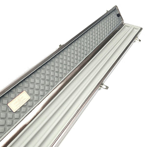 Vibrant Carbon 3 Channel Purple One Piece Cue Case - Inside close up view