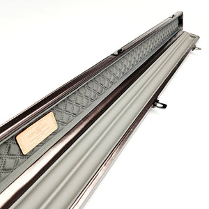 Vibrant Carbon Blue One Piece Cue Case - Inside Close Up View