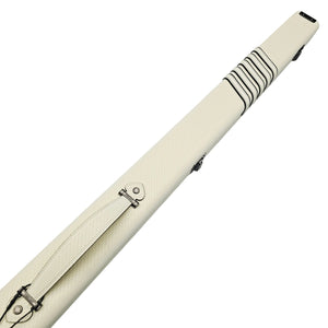 Vibrant Meteor Shower Off-White One Piece Cue Case - Outside top on angle view