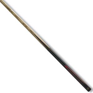 Cannon Ruby Two Piece Cue. On angle view
