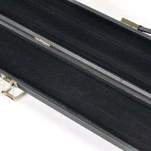 Peradon Black Three Quarter Attache Case. Open view