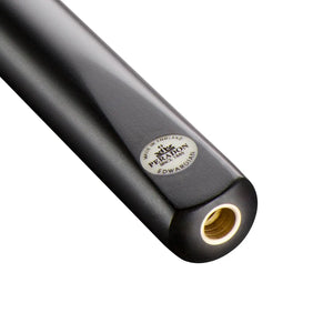 Peradon Edwardian Two Piece Snooker Cue. Badge view