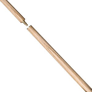 Peradon Edwardian Two Piece Snooker Cue. Seperated view