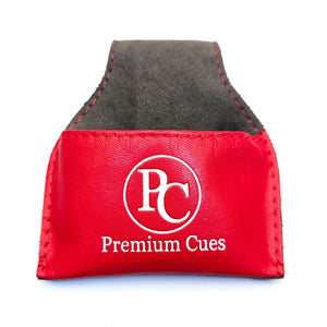 Premium cues Chalk Pouch in red
