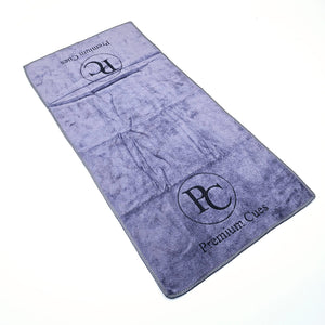 Premium Cues microfibre cue towe in grey